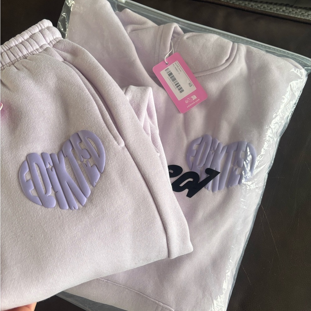 Edikted Light Purple Kids Joggers